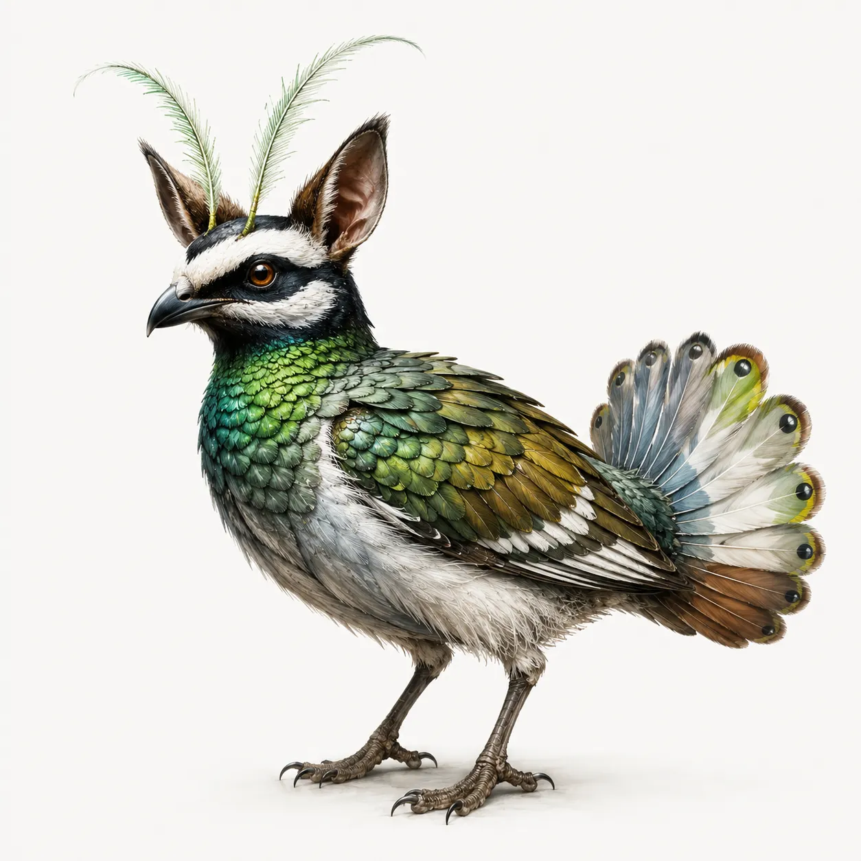 The Whisper Marsh Lurker, a concept art AI animal creature