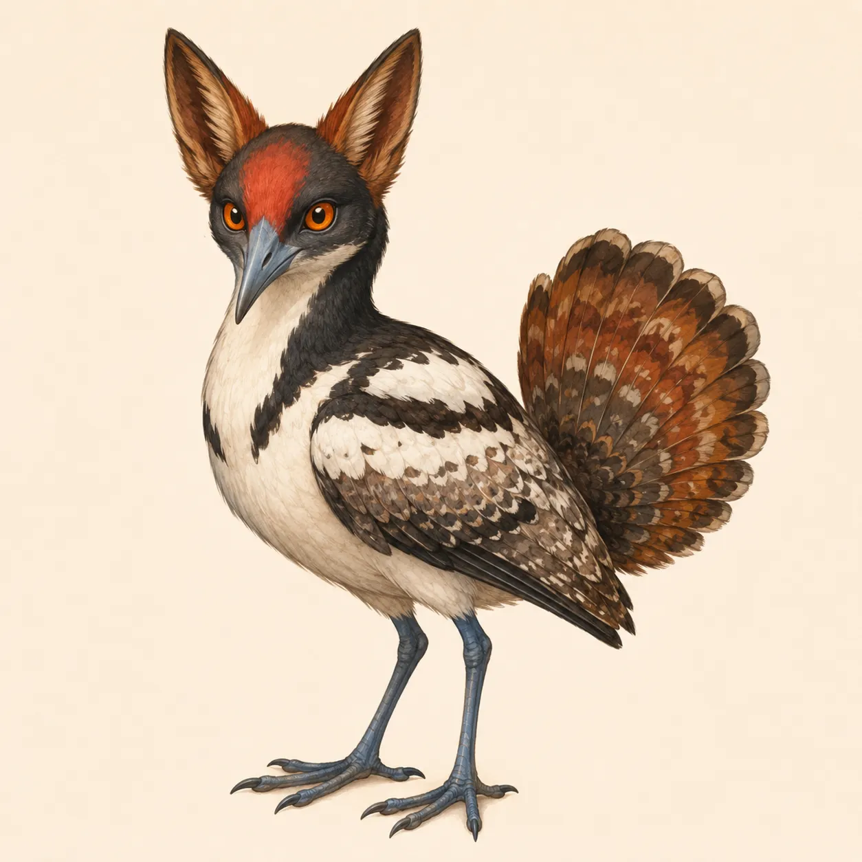 The Hollow Ridge Strider, a storybook AI animal creature