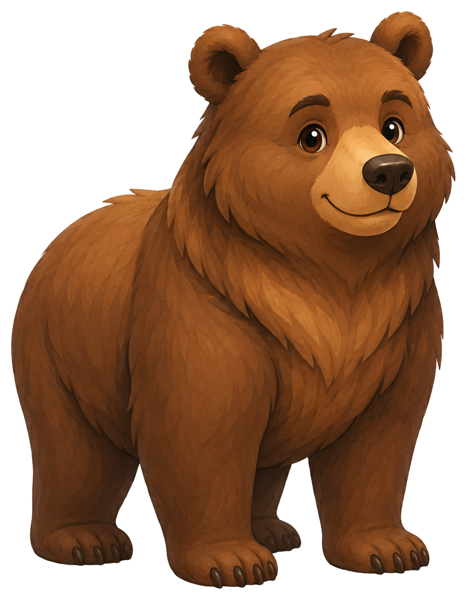 Bear spirit animal illustration