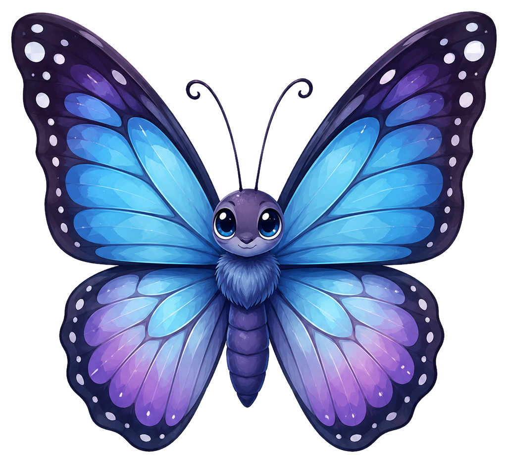 Butterfly spirit animal illustration