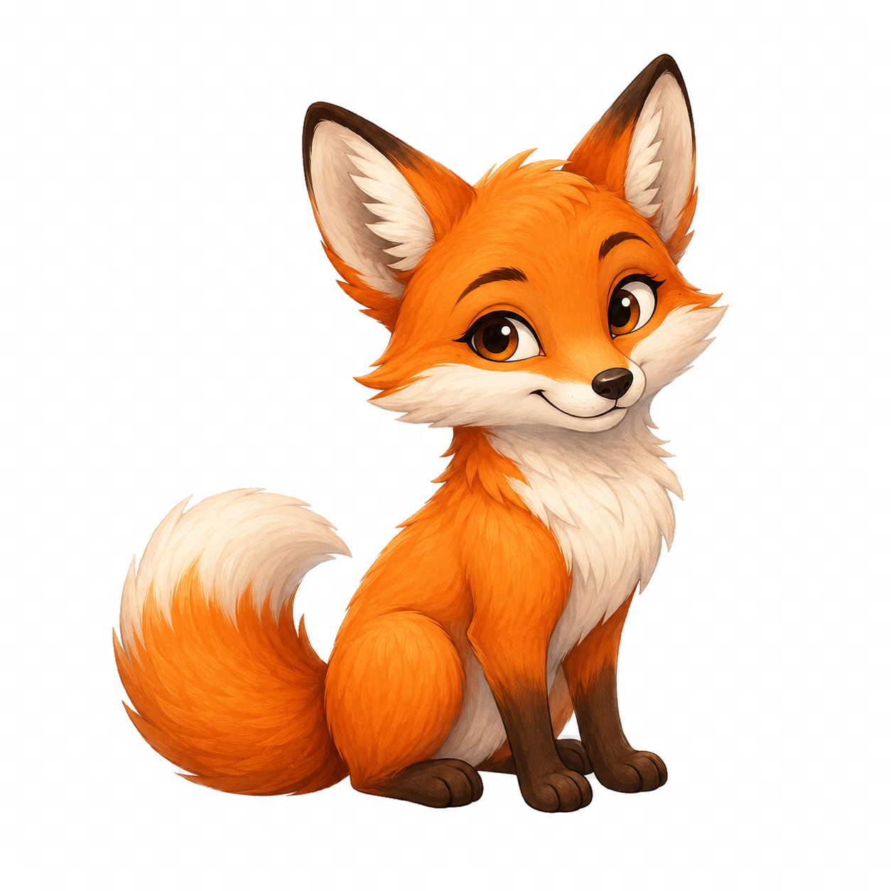 Fox spirit animal illustration