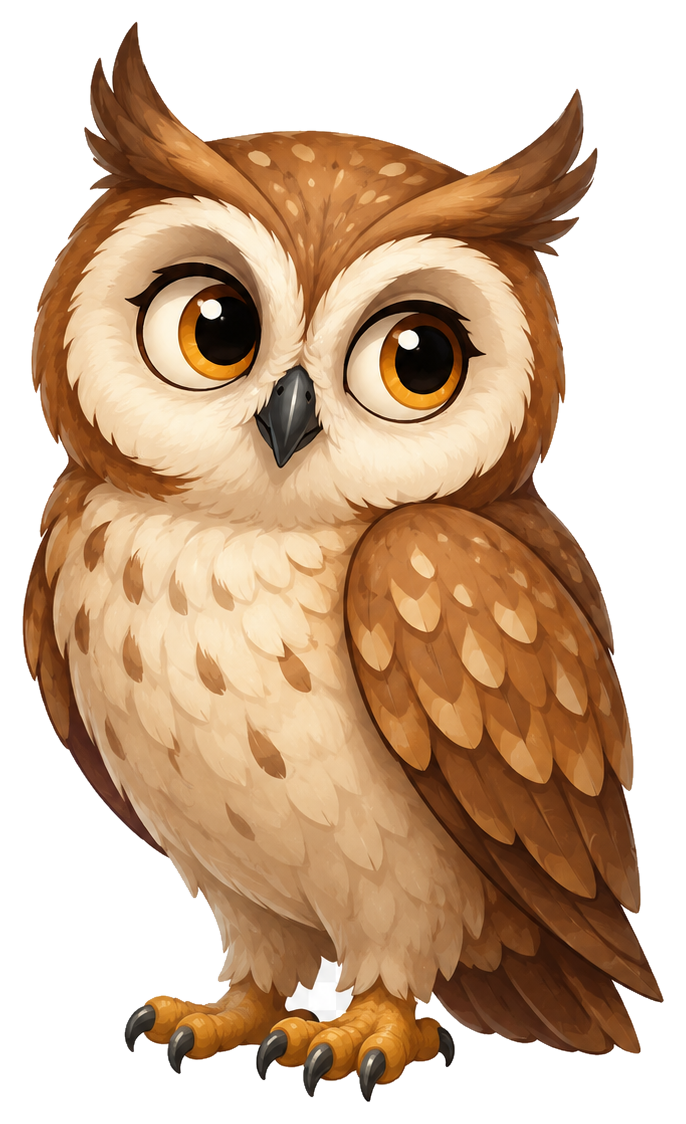 Owl spirit animal illustration