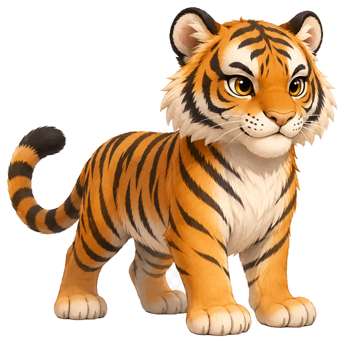 Tiger spirit animal illustration